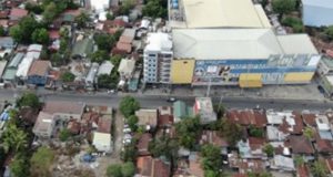 Cebu City in aerial view