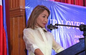 Gwen Garcia in podium