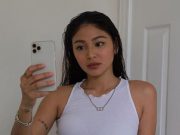 Nadine Lustre taking a selfie