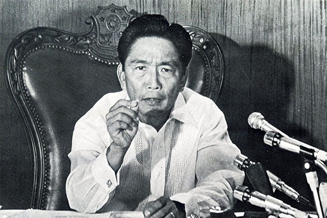 Ferdinand Marcos announcing Martial Law