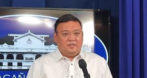 Harry Roque in briefing