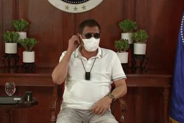 Duterte with sunglasses