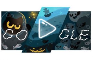 Google Doodle Halloween