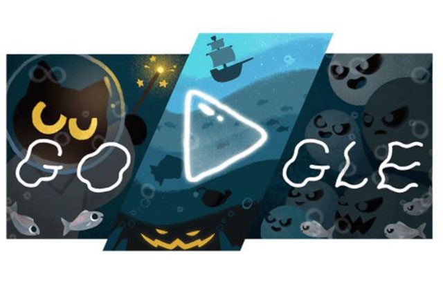 Google Doodle Halloween