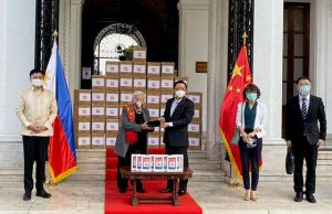 China Embassy donating tablets