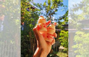Yakult bottles