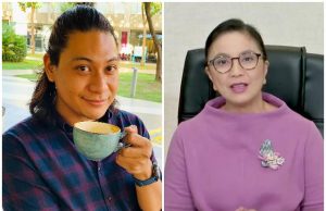 Macoy Dubs and Leni Robredo
