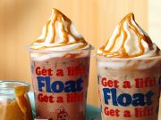 Filipinos welcome fast food chain’s new beverage offerings amid hot weather Creamy caramel float