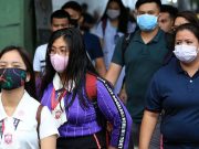 Students with face mask