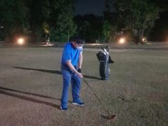 Duterte playing golf