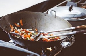 Stir fry cooking