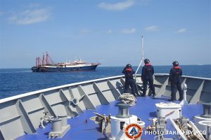 China coast guard monitors Philippine patrol boats in Sabina Shoal