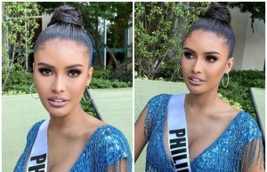 Rabiya Mateo BTS of Miss Universe video shoot