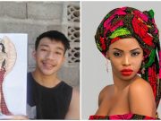 Kennedy and Miss Universe Cameroon 2020