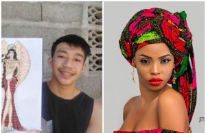 Kennedy and Miss Universe Cameroon 2020