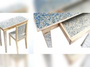 Upcycled: Old beverage cartons now used to create furniture