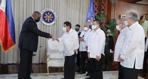 Duterte with US Secretary of Defense