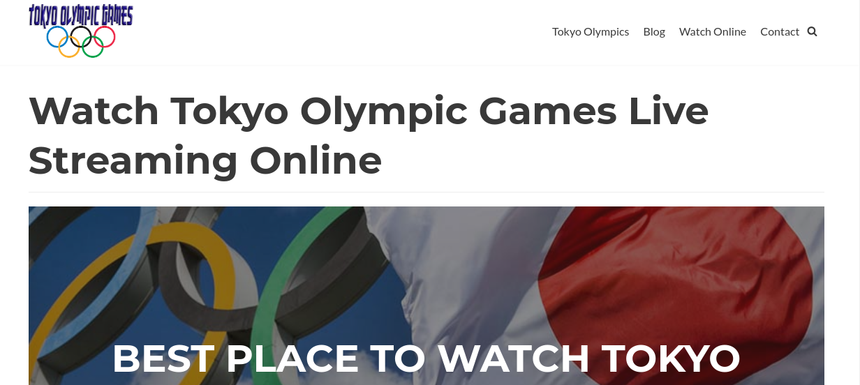 Examples of phishing pages offering to stream the Olympics