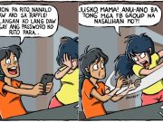 Data awareness: A comic strip for Filipino parents who click on everything
