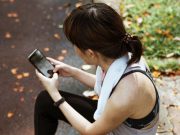 Jogger wtih phone