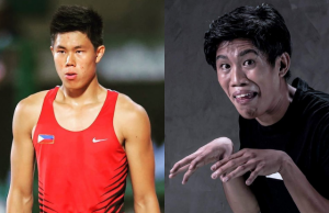 EJ Obiena and Junnie Boy
