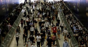 Hong Kong train station