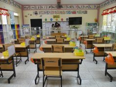 Barriers in Aurora Quezon Elementary School
