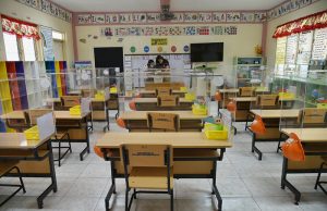 Barriers in Aurora Quezon Elementary School