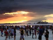 Crowding at Manila dolomite beach draws calls to open more public spaces Dolomite beach on Sunday