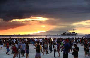 Dolomite beach on Sunday