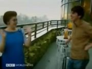 Simon Reeve with Imelda Marcos