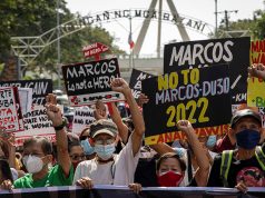 Activists in Marcos Burial Anniversary