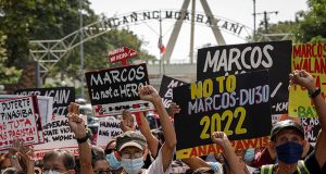 Activists in Marcos Burial Anniversary