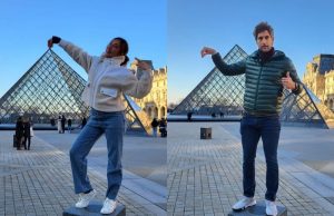 Solenn and Nico_Louvre Pyramid