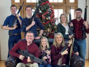 U.S. congressman posts family Christmas picture with guns, days after school shooting