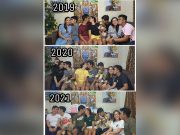 Lovers and a dog: Family recreates New Year’s Eve photo for 3 consecutive years in viral post Legaspi family picture