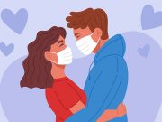 Choosing a date on Valentine’s day? Here’s an advice from DOH Couple with masks