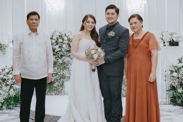 Duterte en boda