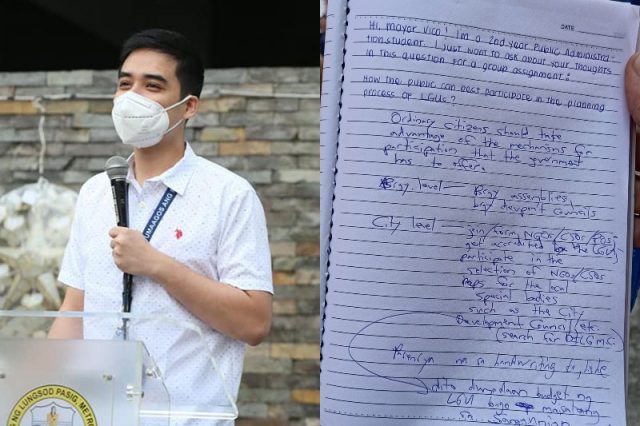 Vico Sotto and notes