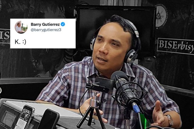 Barry Gutierrez tweets