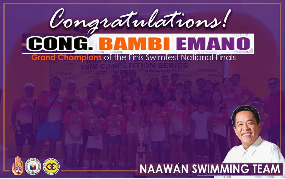 Cong Emano_swimming team post