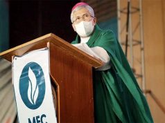 Mission continues even amidst difficulties, bishop tells young people