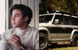 Khalil and car