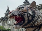 New UST tiger statue becomes ‘wishing well’ during students’ prelims week