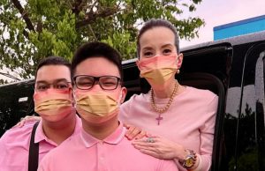 Kris Aquino with sons