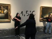 Activists glue themselves to Goya paintings in Spanish climate protest
