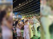 ‘Rosas’ campaign song performed at couple’s wedding reception Kakampink_wedding reception