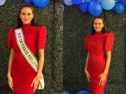 Philippines’ Celeste Cortesi is officially off to the 71st Miss Universe pageant