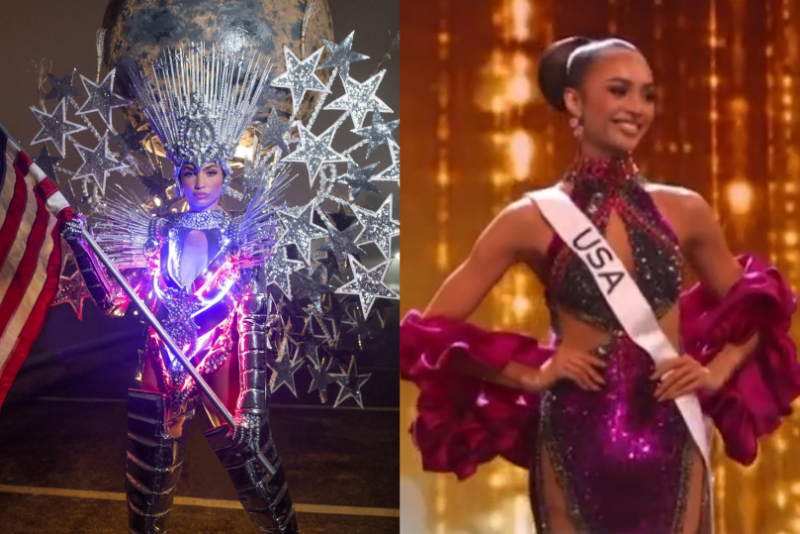 The Pinoy touch Miss USA struts Filipinomade outfits at Miss Universe
