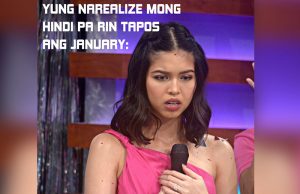 Maine Mendoza reaction